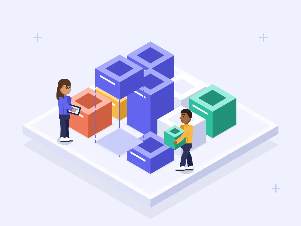 Modular thinking illustration