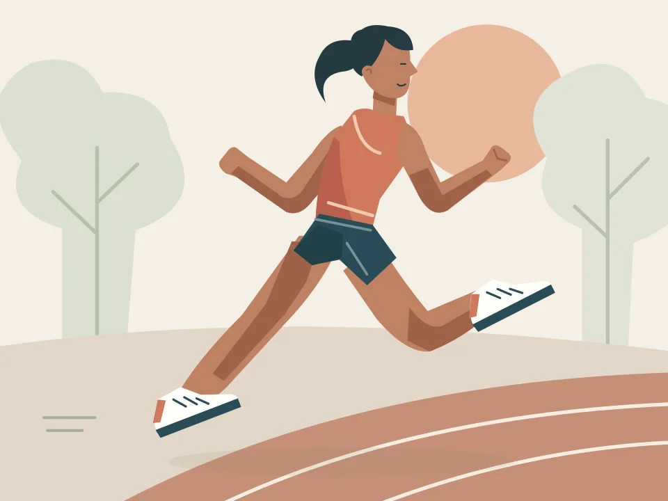 Find your stride illustration