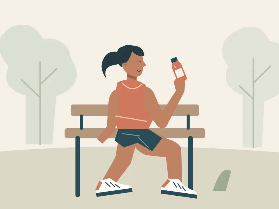 Time to recharge illustration