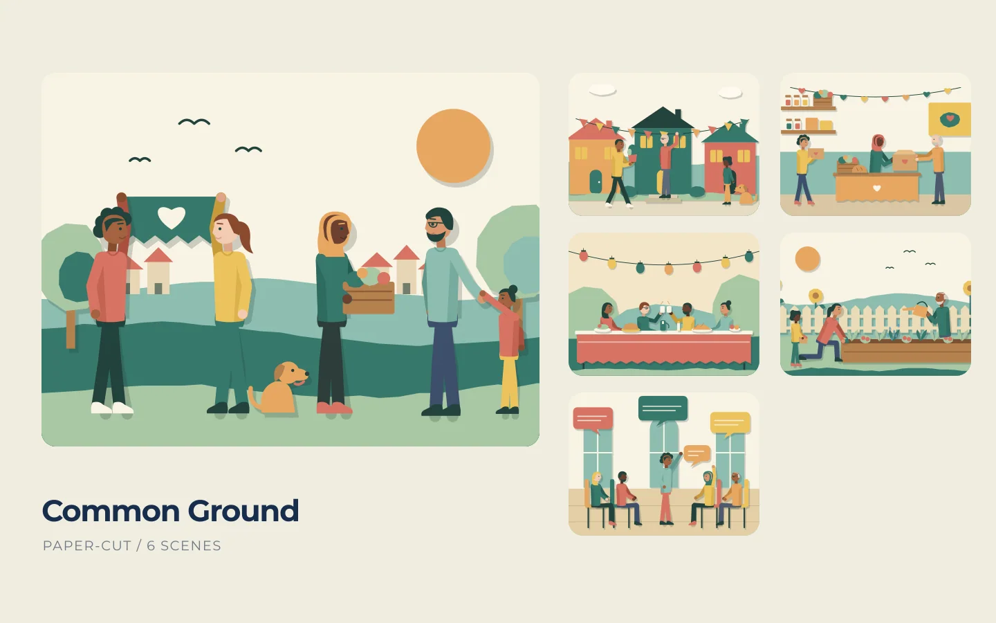 Common Ground illustration collection