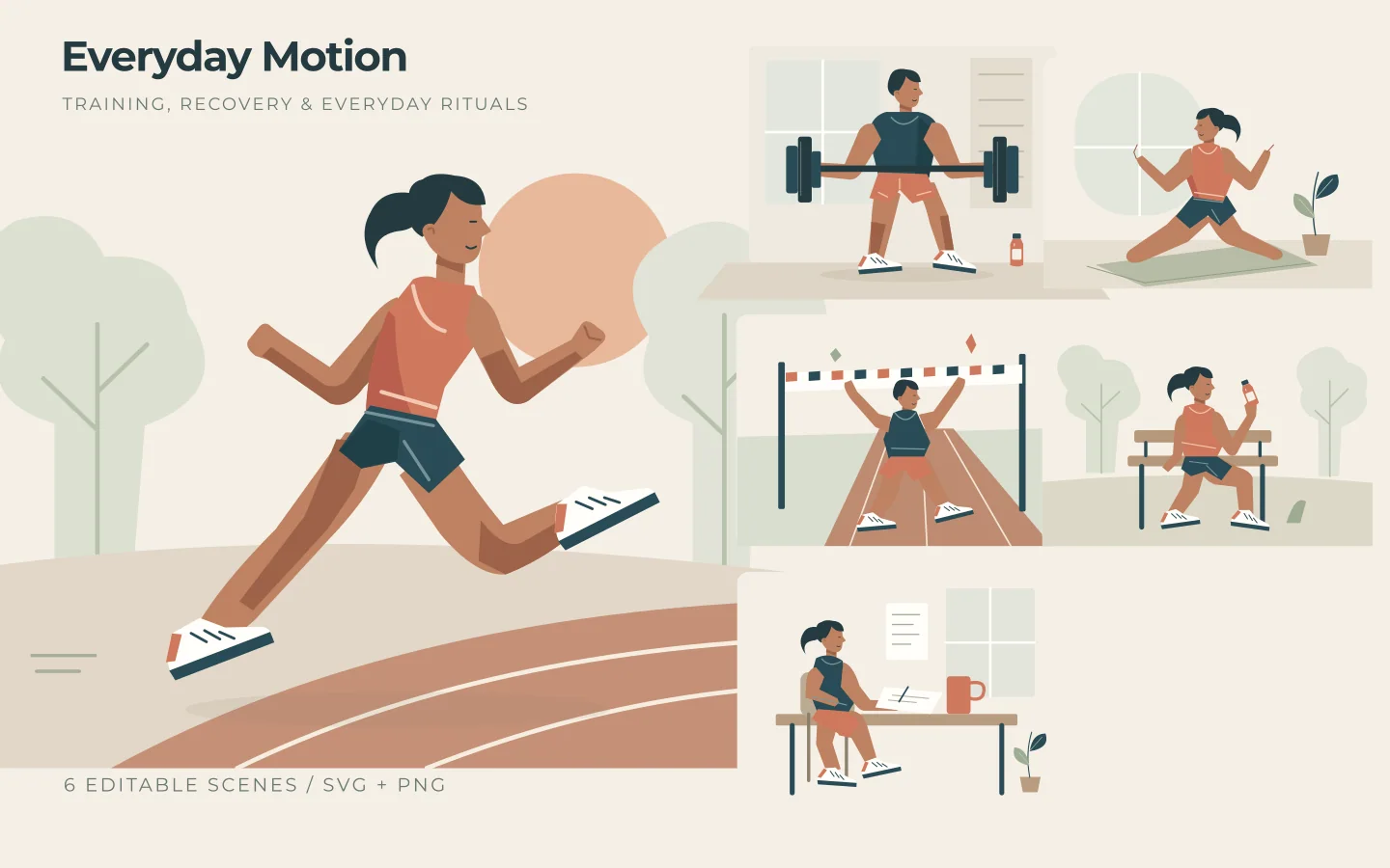 Everyday Motion illustration collection