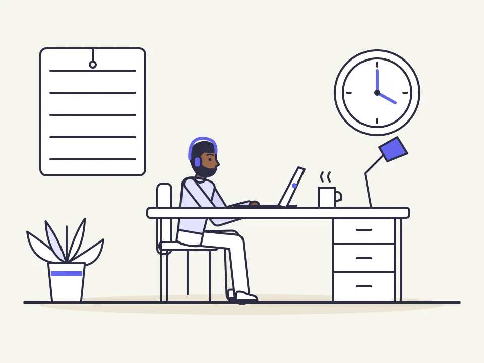 Time for focus illustration