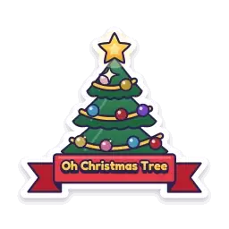 Twinkling Christmas Tree animated sticker