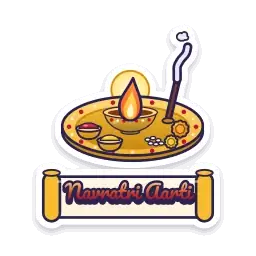 Aarti Thali Glow animated sticker