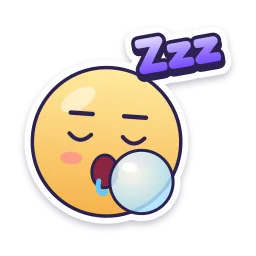 Snoring sticker