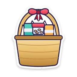 Gift Hamper Basket sticker