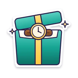 Wristwatch Gift sticker