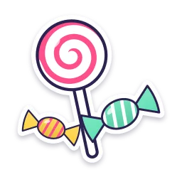 Birthday Candy sticker