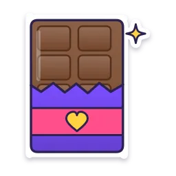 Chocolate Bar sticker