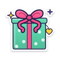 Birthday Gift Box sticker