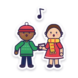 Carol Singers sticker