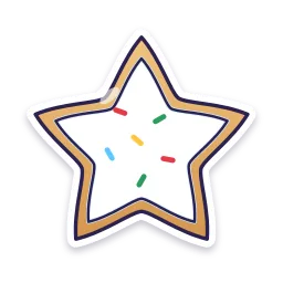 Star Cookie sticker