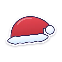 Santa Hat sticker