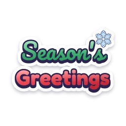 Season's Greetings sticker