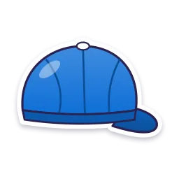 Cricket Cap sticker