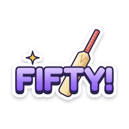 FIFTY! sticker