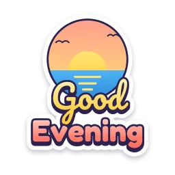 Good Evening sticker