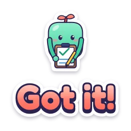 Got It sticker