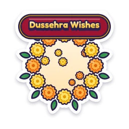 Marigold Shower sticker