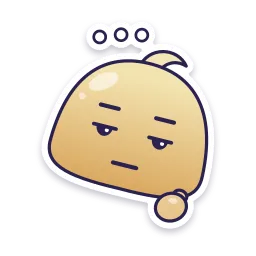 Bored sticker