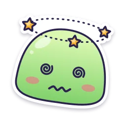 Dizzy sticker