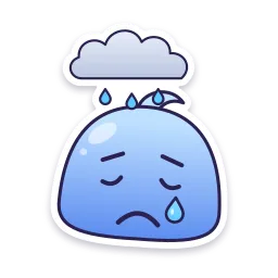 Very Sad sticker