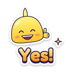 Yes sticker