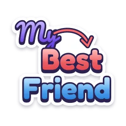 My Best Friend sticker