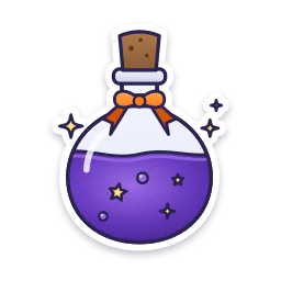 Magic Potion Bottle sticker