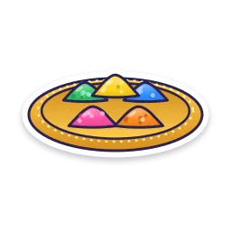 Gulal Thali sticker