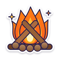 Holika Dahan Bonfire sticker
