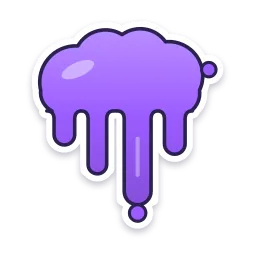 Dripping Colour sticker