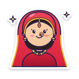 Bride Portrait sticker