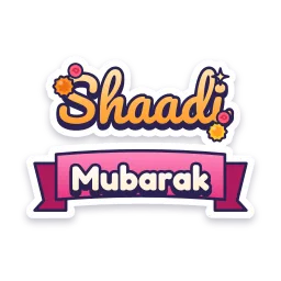 Shaadi Mubarak sticker