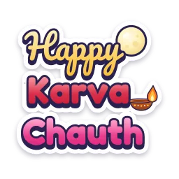 Happy Karva Chauth sticker