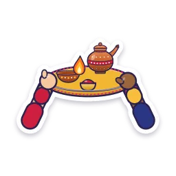 Passing the Thali sticker
