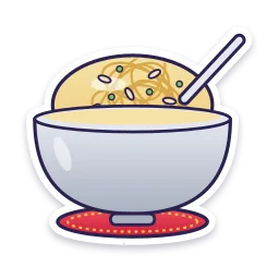 Bowl of Pheni sticker