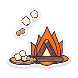 Offering to the Fire sticker
