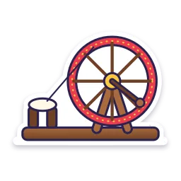 Charkha sticker