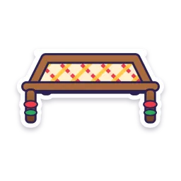 Charpai sticker