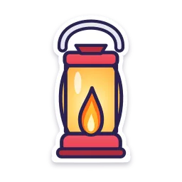 Lalten Lantern sticker