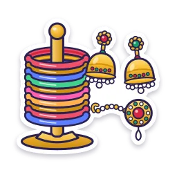Festive Jewellery and Bangles sticker