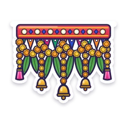 Marigold Toran sticker