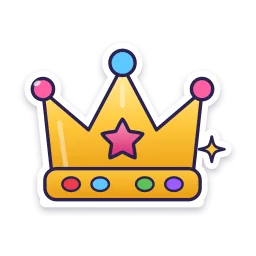 Celebration Crown sticker