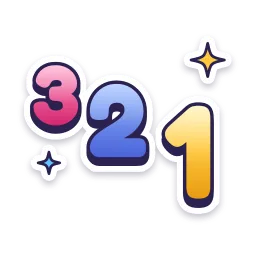 Countdown Numbers sticker