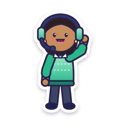 On a Call sticker