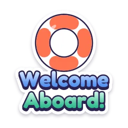 Welcome Aboard sticker
