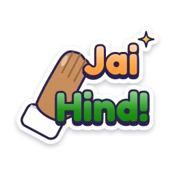 Jai Hind sticker