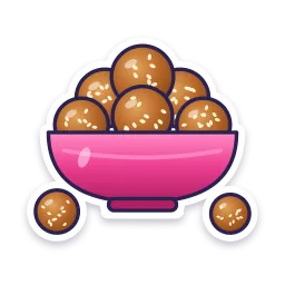 Til-Gud Laddoos sticker