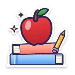 Apple on Books sticker